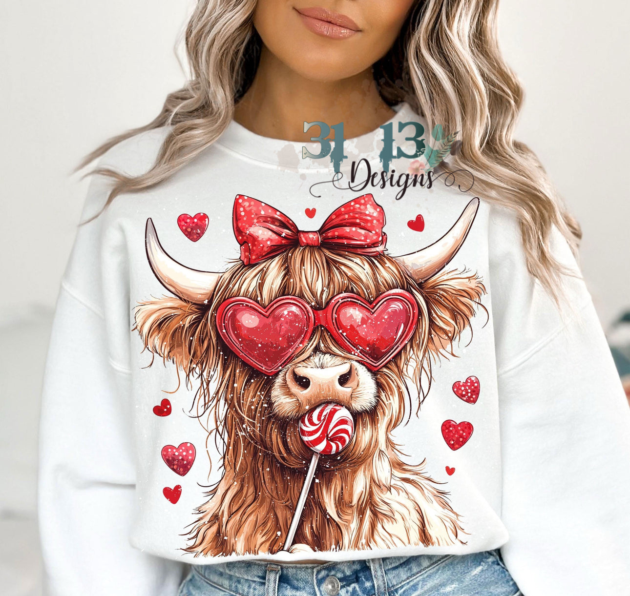 Sassy Heart Cow