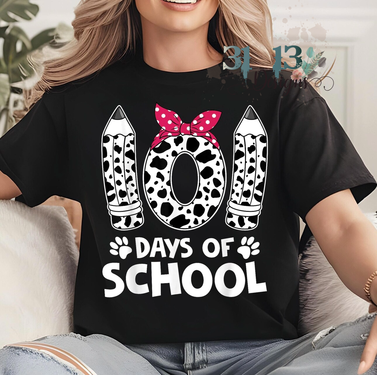 101 Days of School red