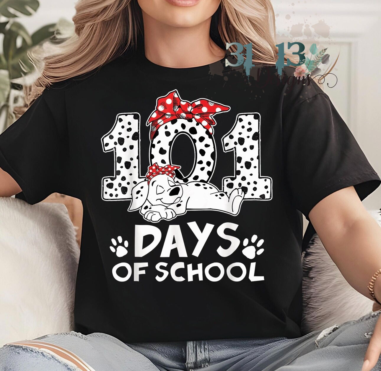 101 Days of School red pup
