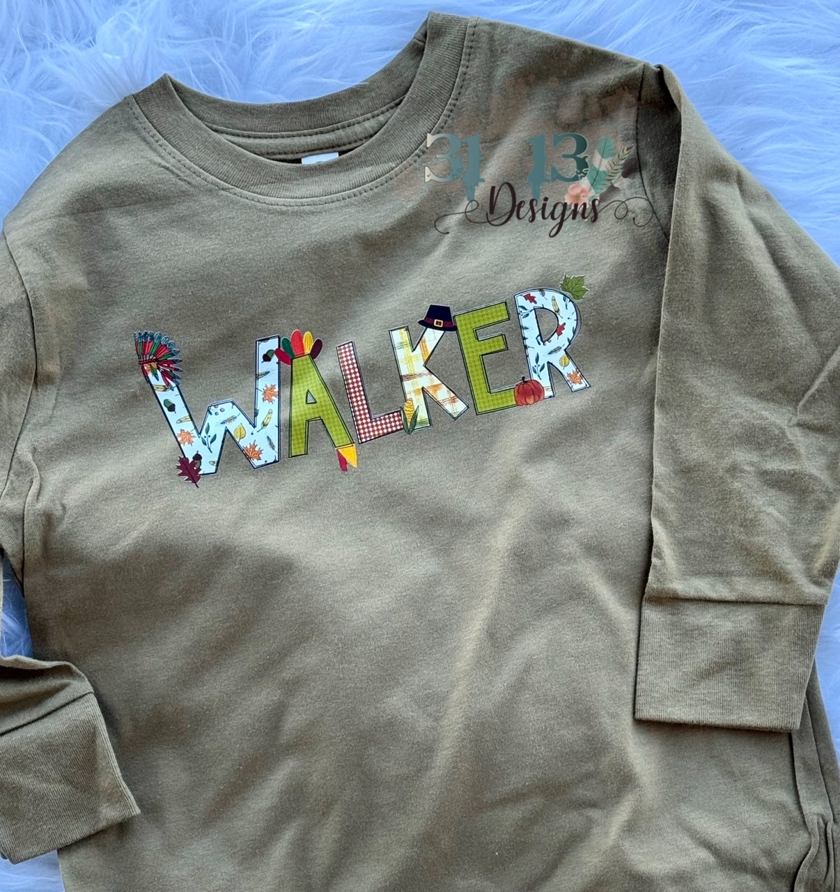 Custom Fall Name Alphabet
