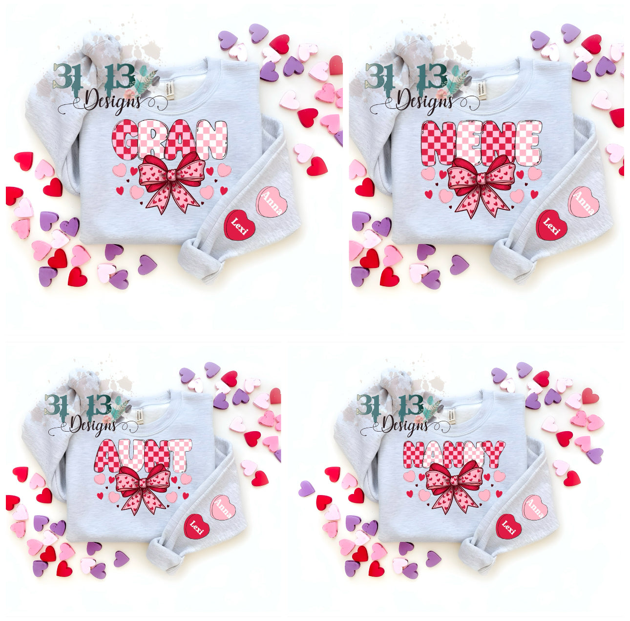 Custom Valentines Bow