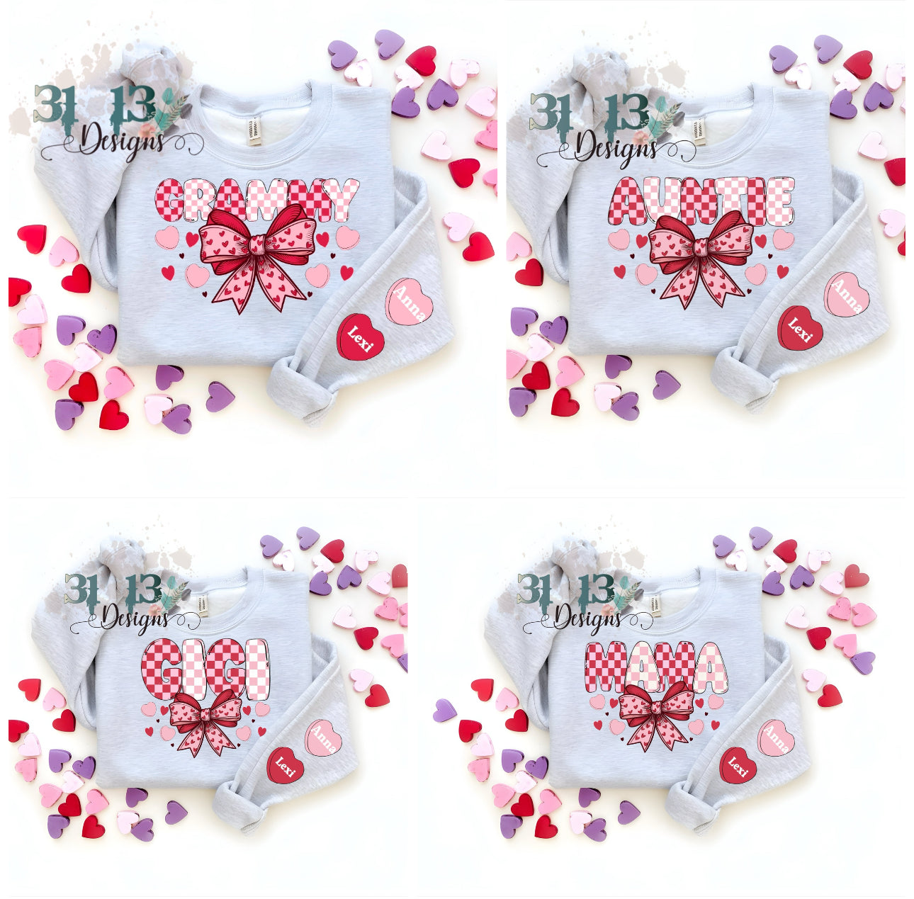 Custom Valentines Bow