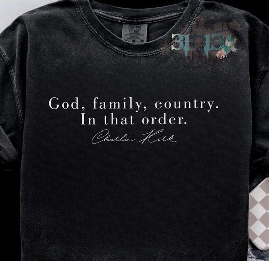 In That Order
