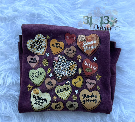 Fall Vibes Hearts